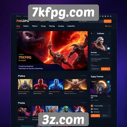 Análise da interface de usuário do 7kfpg.com